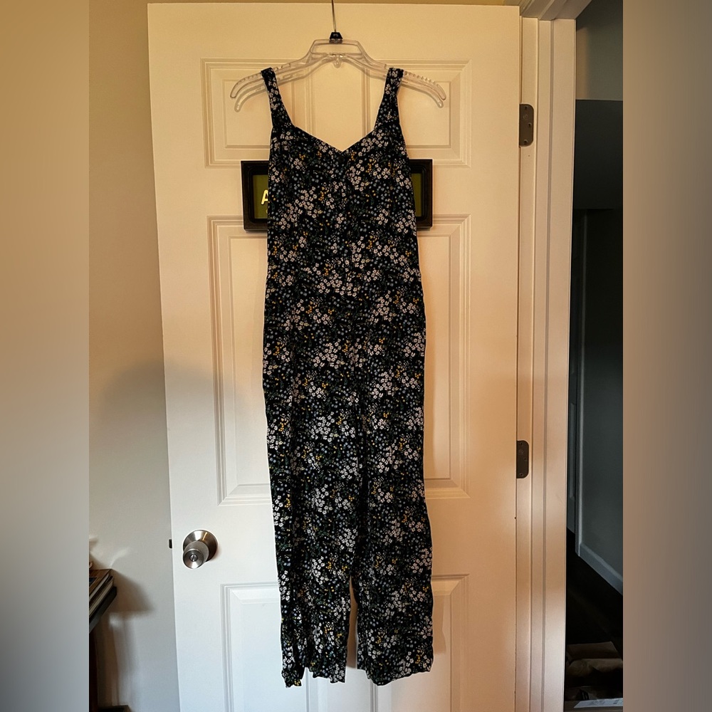 Loft floral jumpsuit